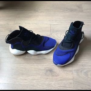 Adidas Crazy BYW Blue/White Mens Shoes